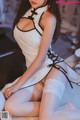 Coser @ 过期 米线 线 喵: 旗袍 白色 (22 photos) P14 No.9ff627